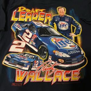 Vintage Y2K Rusty Wallace “Draft Leader” NASCAR tee